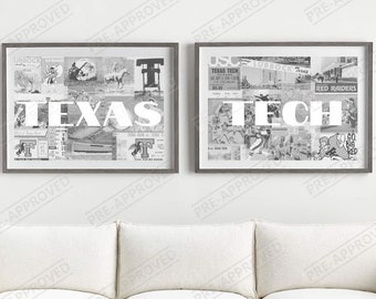 Texas Tech Print Set // Digital Download //