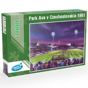Bradford Park Avenue x Tchecoslováquia 1961 - quebra-cabeça de 1000 peças