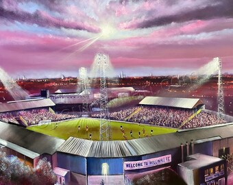 Let 'em come - The Den, Millwall 20'' x 30'' scatola stampa su tela