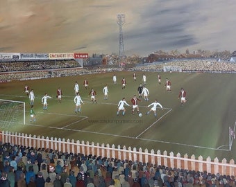 York City v Aston Villa 1974 -m   A3 print