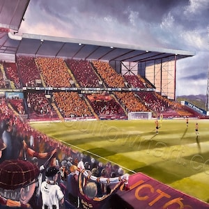 The Wall of Noise, Valley Parade,  Bradford City -  A3 print