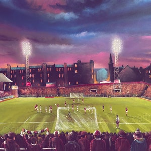 Hearts v Celtic - 1987,  John Roberstons Winner   -   20&#39;&#39; x 30&#39;&#39; poster print