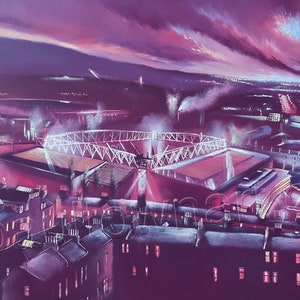 Glorious  Tynecastle, Heart of Midlothian    -   20&#39;&#39; x 30&#39;&#39; poster print