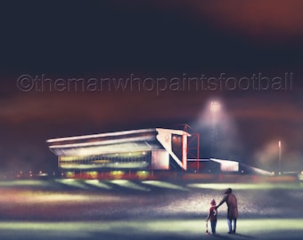 City Ground, Nottingham Forest  A3 print