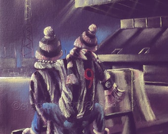 Gallowgate Dreams, Newcastle United   -  A3  print