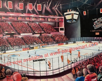 Sheffield Steelers Ice Hockey A3 print