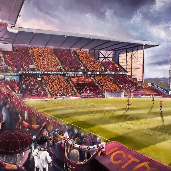 The Wall of Noise, Valley Parade, Bradford City - 20'' x 30'' Posterdruck