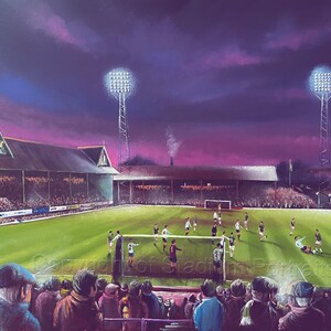 Bradford Park Avenue v Czechoslovakia 1961   20&#39;&#39; x 30&#39;&#39; box canvas print
