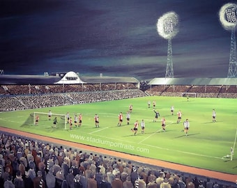 Newcastle United v Feyenord 1968 -  20'' x 30'' box canvas print