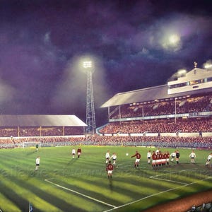 Tottenham Hotspur The Old White Hart Lane, 1970&#39;s-  A3 print