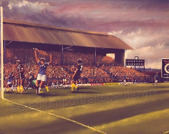 The Kop,  St Andrews, Birmingham City -   20'' x 30'' box canvas print