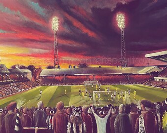 From the Gallowgate End, , Newcastle United   -  A3  print