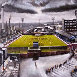 Bradford City, Valley Parade, An Industrial Scene -  A3 print