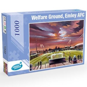Welfare Ground, Emley AFC - quebra-cabeça de 1000 peças