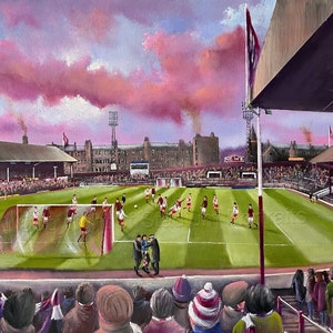 School End Boys, Tynecastle, Heart of Midlothian  -  A3  print