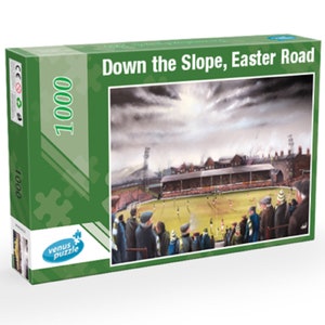 Hibernian, Easter Road &#39;Down the Slope&#39; - 1000 piece jigsaw