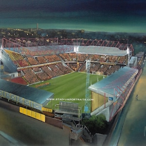 Bradford City - Valley Parade Night Scene  - 20'' x 30'' poster print