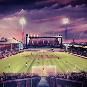 Holte Enders in The Sky, Villa Park, Aston Villa   A3 print