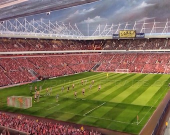 Stadium of light Sunderland 1:0 Newcastle United 2015  -   20&#39;&#39; x 30&#39;&#39; poster print