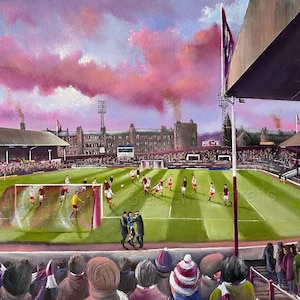 School End Boys, Tynecastle, Heart of Midlothian   -   20&#39;&#39; x 30&#39;&#39; box canvas print