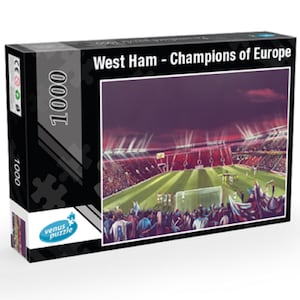 West Ham United - Campeões da Europa 2023 - quebra-cabeça de 1000 peças