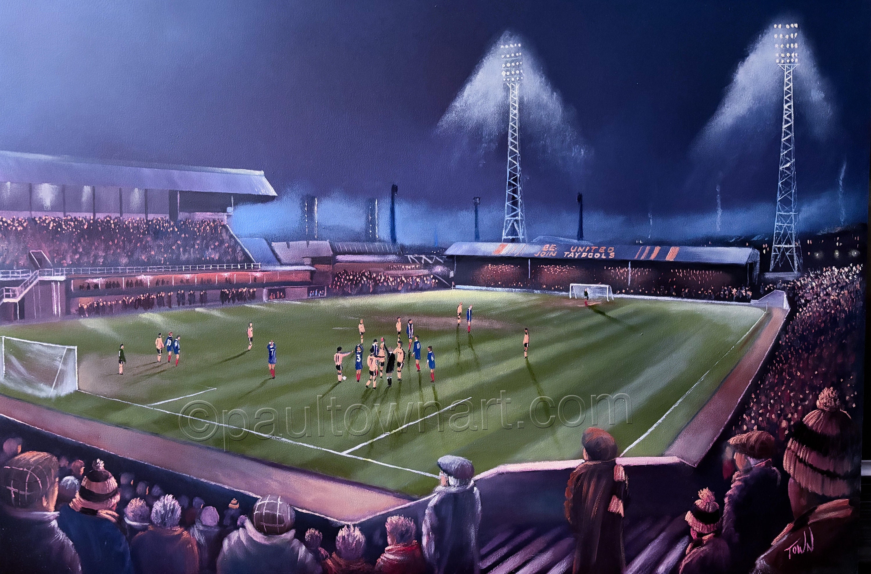 Tannadice 1980 Dundee Derby 5:1 Dundee United  -  A3 print