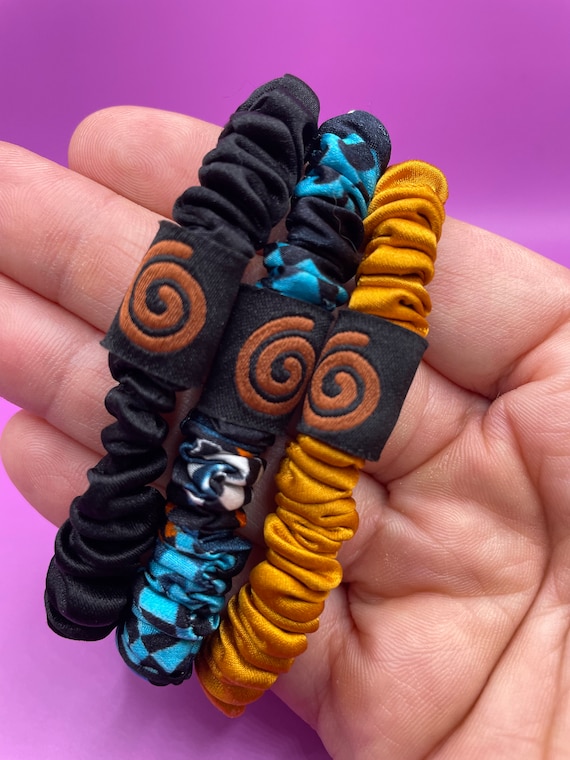 3 Pack, Customizable, Pure Silk Scrunchies, Luxury Hair Ties  display picture 1