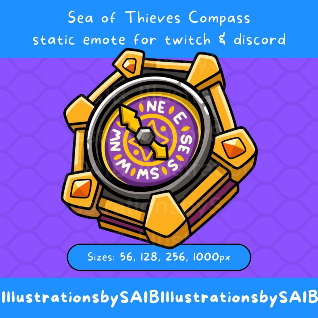 Sea of Thieves Compass Emote - Etsy
