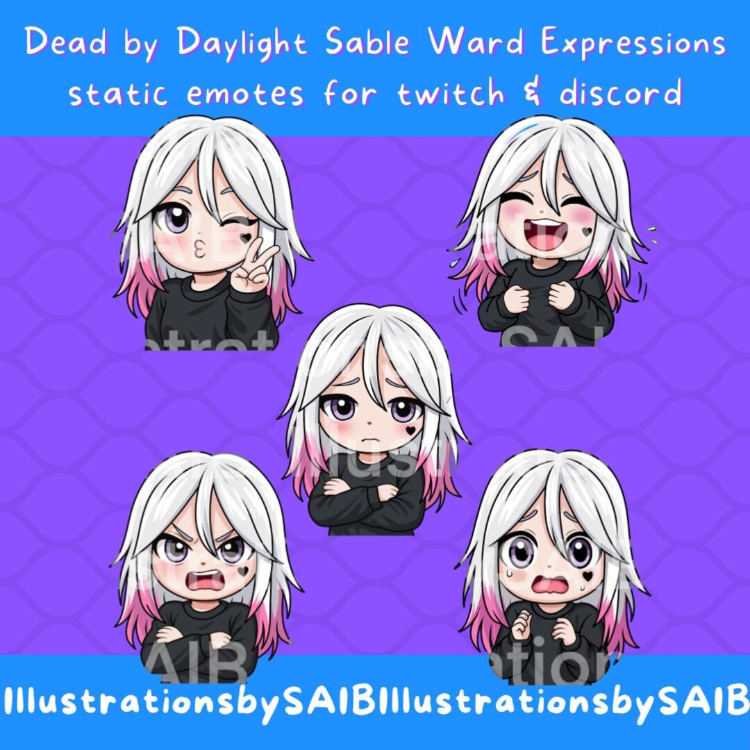 Dead by Daylight Sable Ward Expression Emote Pack - Etsy