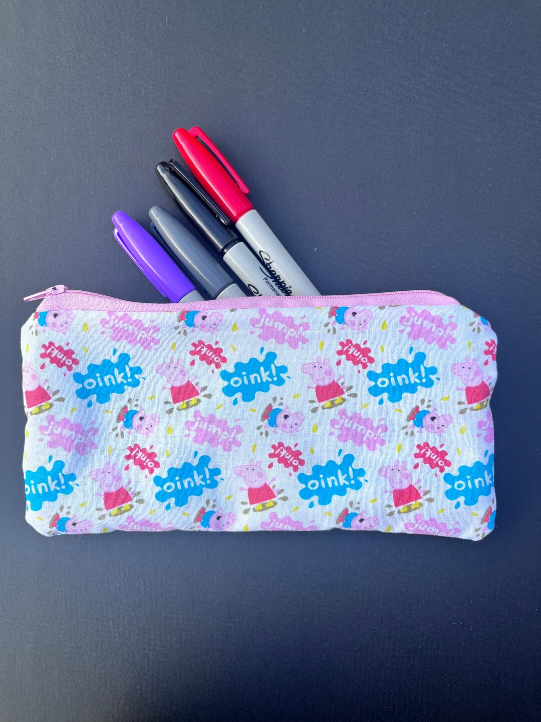 Peppa Pig Pencil Case Etsy