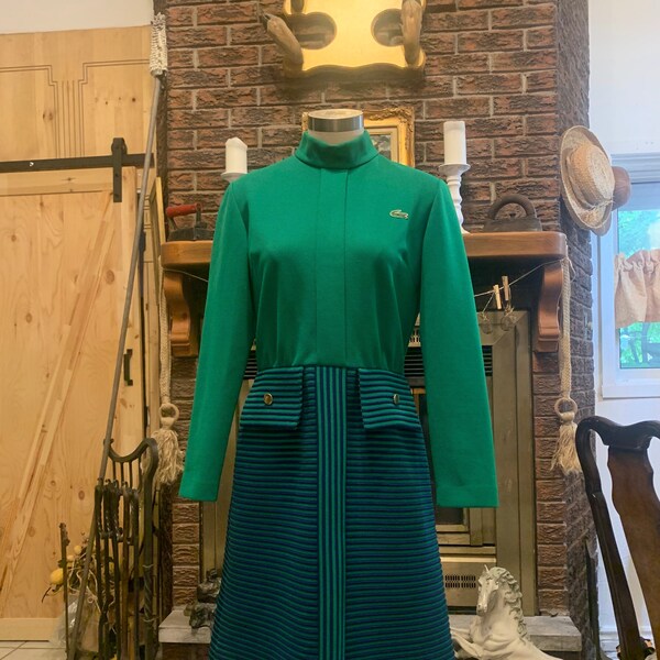 Vintage Green Lacoste Dress
