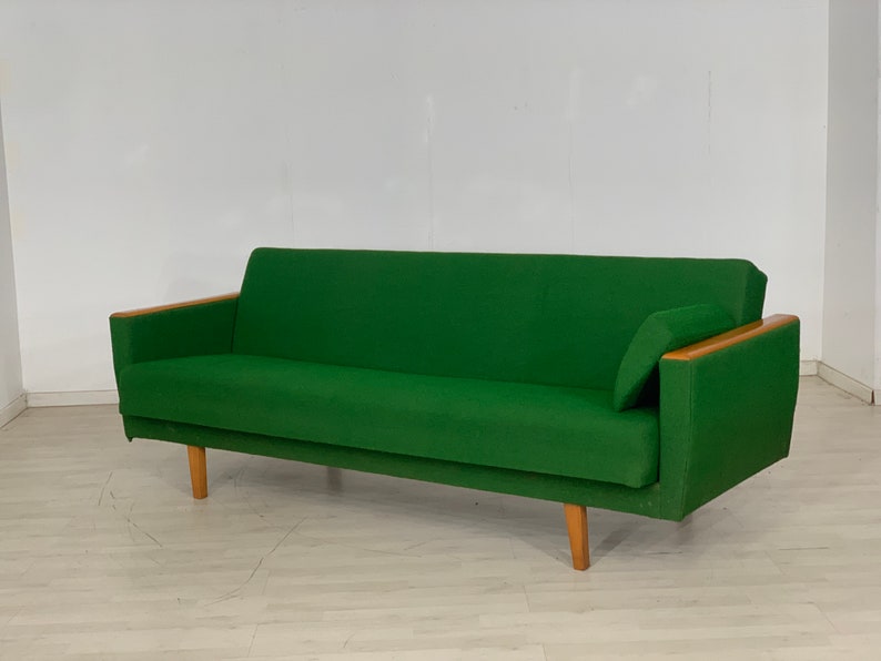 Mid Century Couch Sofa VINTAGE DAYBED zdjęcie 6