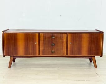 Credenza di metà secolo / Mobile basso anni '60 / Credenza vintage / Cassettiera