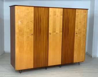 60er Jahre Kleiderschrank Wäscheschrank Schrank VINTAGE GERMAN DESIGN