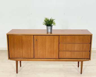 Vintage Teak Sideboard / Mid Century Kommode / 60er Jahre Schrank