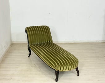 Biedermeier chaise longue / Vintage chaise longue / Antieke chaise longue – circa 1900