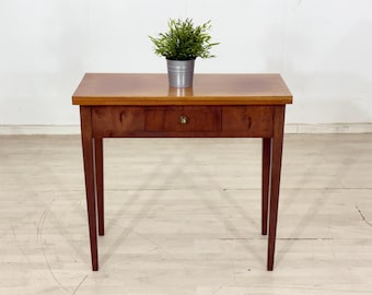 Bellissimo tavolino consolle/scrivania/tavolo/cassettiera antico in mogano