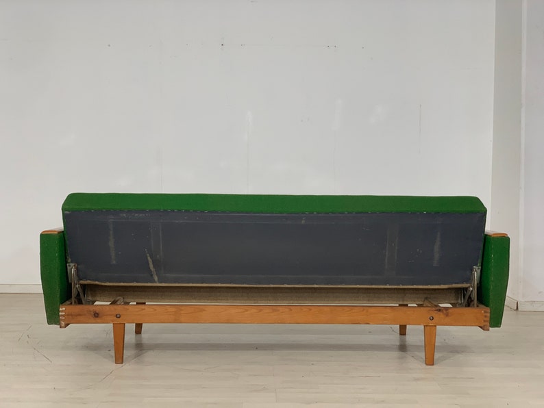 Mid Century Couch Sofa VINTAGE DAYBED zdjęcie 9