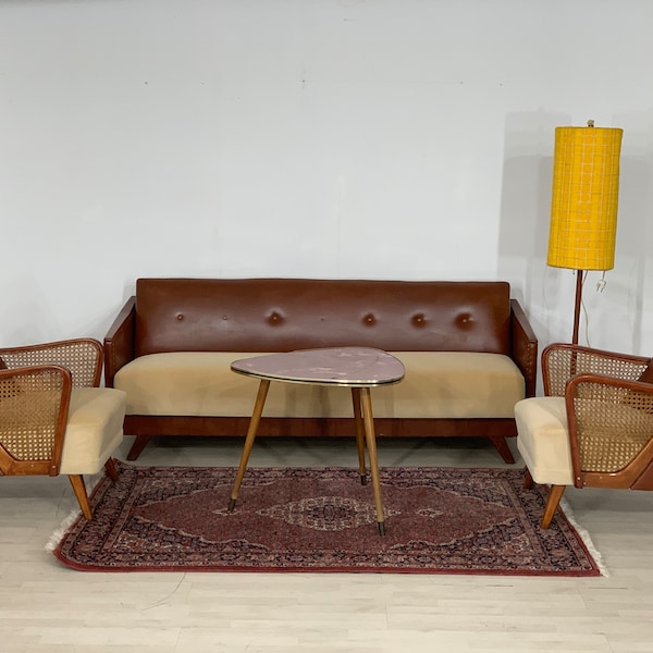 Mid Century Couchgarnitur Sitzgarnitur Sofa Daybed VINTAGE