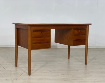 Mid Century Teak Schreibtisch Bürotisch Tisch VINTAGE DESK