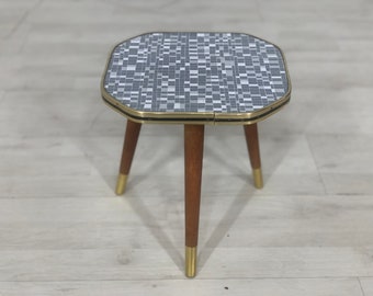 60s kidney table side table vintage