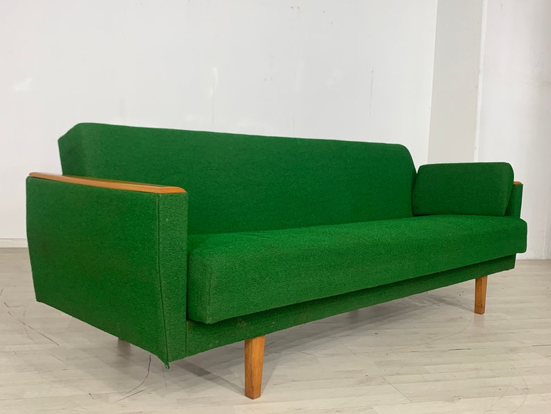 Mid Century Couch Sofa VINTAGE DAYBED zdjęcie 2