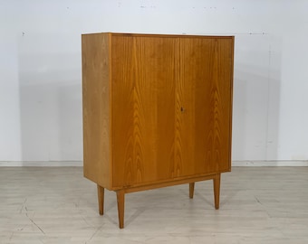 Mid Century Hellerau Wäscheschrank Kleiderschrank Highboard Flurschrank Wohnzimmerschrank VINTAGE