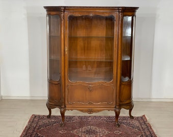 Mobile vetrina Chippendale vano credenza 1920 circa