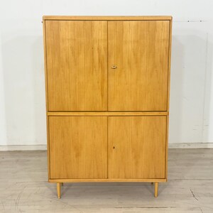 Armoire à linge des années 1960 / garde-robe vintage / armoire style milieu du siècle