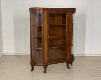 Jugendstil Anrichte Schrank Fächerschrank Vitrine Antik UM 1920