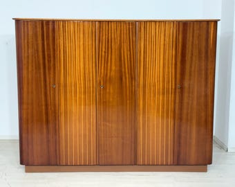 Vintage kledingkast / linnenkast / kledingkast in mid-century stijl / slaapkamerkast