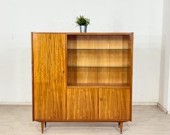 Mobile da soggiorno di metà secolo – Vetrina anni '60 – Credenza alta vintage