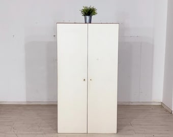 Large vintage shoe cabinet / Mid-century design / shoe rack