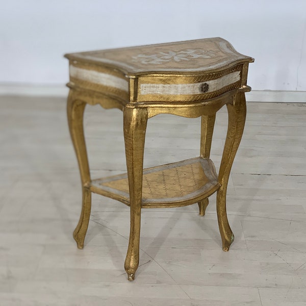 Commode ancienne, table de chevet, meuble de couloir vers 1900